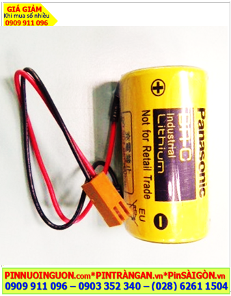 Panasonic BR-C (Zắc JEA), Pin nuôi nguồn PLC Panasonic BR-C lithium 3V 5000mAh, Xuất xứ NHẬT 